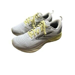 Brooks Levitate 6 Running Athletic Walking Shoes Womens US 10 Gray Yellow Mesh